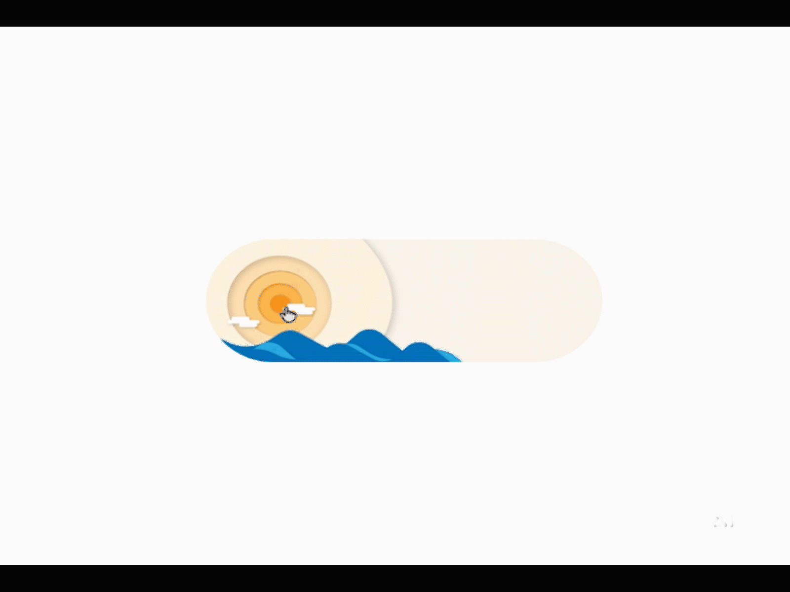 sun moon switch android dailyui dribbble flat gif gif animation material