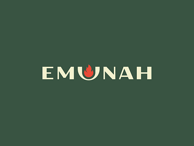 Emunah brand branding design lettermark logotype mark typography vector