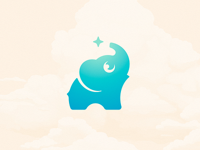 Baby Elephant animal baby brand design elephant icon illustration logo logotype mark vector
