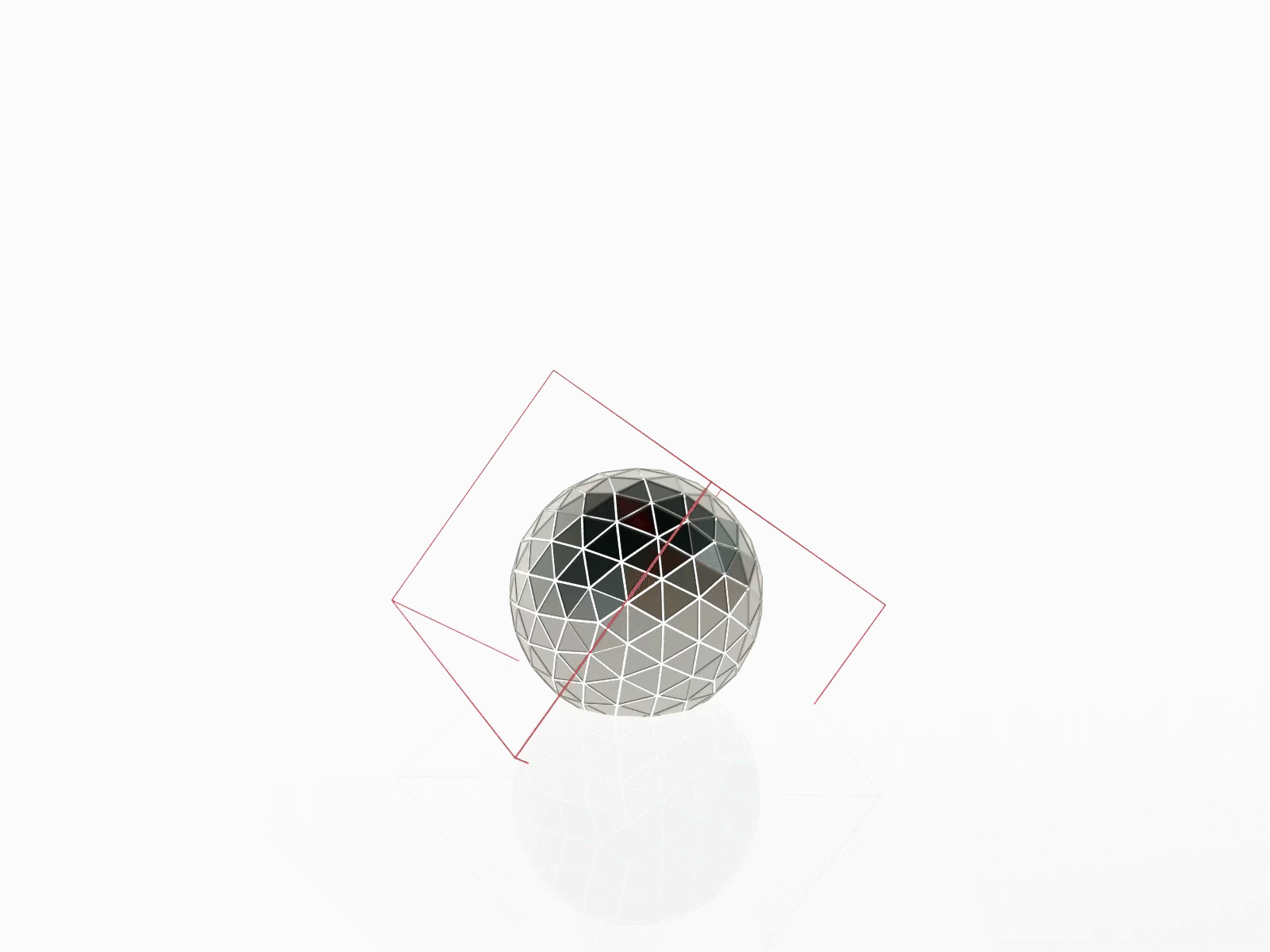 A Minimal White Christmas - Bauble 3d abstract animation art bauble bounce christmas cinema 4d clean design floating gift luxury minimal modern motion octane reflective render visualization