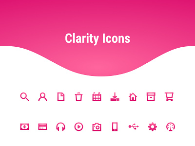 Clarity Icons  - Icons made for visibility (freebie)