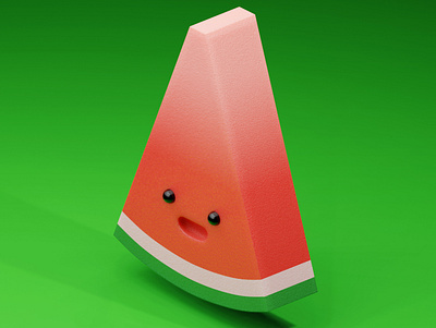 Melon Head 3d africa design icon illustration kenya nairobi vector