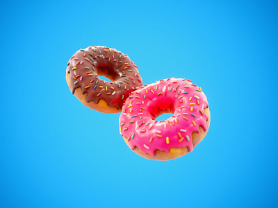 3D Donuts 3d africa design donuts food illustration kenya nairobi