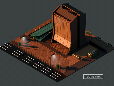 Isometric - Co-op Hse 3d co op isometric kenya nairobi