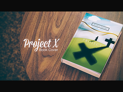 Project X art book cover design digital illustration