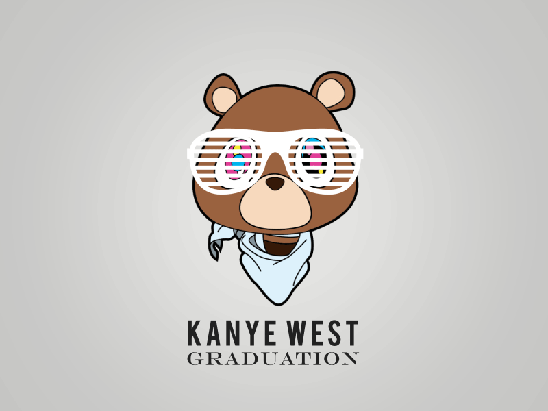 Welcome To Graduation ae animation gif kanye kenya west
