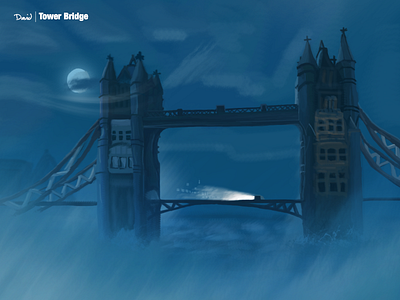 A London Delivery art digital painting photoshop