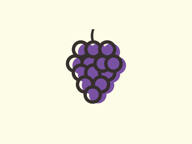 Vitis vinifera grapes icons illustrations kenya