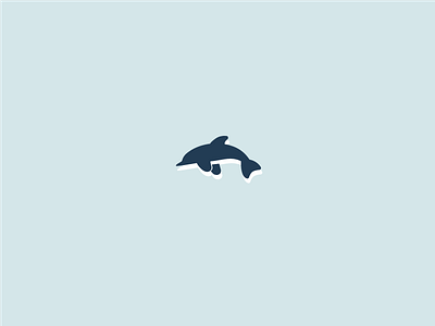 Dolphin animal planet dolphin icon illustration kenya