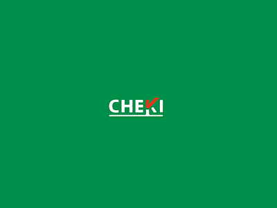 Cheki check kenya logo mark tick website