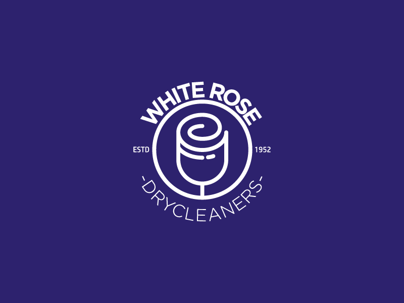 White Rose By David Ndirangu Dribbble White Rose Cleaners Roses Laundry Logo Kenya