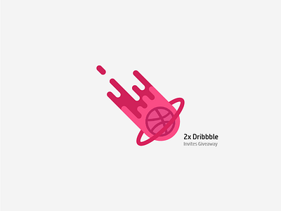 2x Dribbble Invites cosmos dribbble invites planet space sphere universe