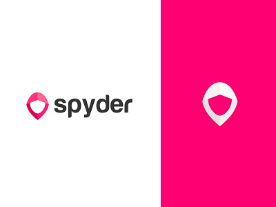 Spyder logo app brand branding design illustrator logo logotype minimal vector web