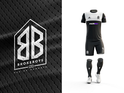 Broke boys logo bradi brand branding design football footballteam illustrator logo logotype soccer sport vector wear