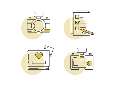 Custom icons for photographer custom icons graphic design graphic icons icon icons icons illustration photographer icons webdesign