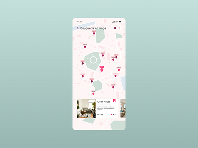 Map | Daily UI #29 029 29 app dailyui dailyui029 dailyui29 design figma map ui vacation rentals