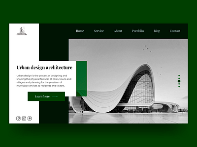 Architecture architecture design interface shot typography ui uiux urban urban design ux web web design web site webpage website
