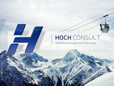 Hoch Consult Logo Header 3d logo adobe photoshop cinema4d consulting logo logo logo design photoshop