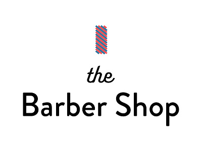 The Barber Shop grid photography pixel web design wordpress