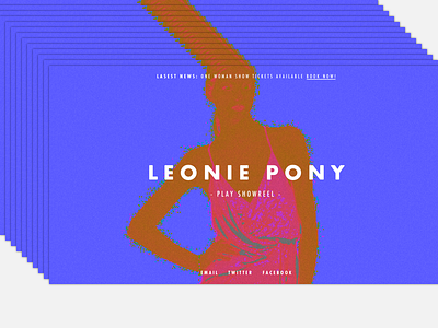 WIP Website: Leonie Pony