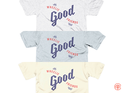 Wheelie Good Friend on Cotton Bureau apparel bikes clayton cotton bureau cycling millie retro