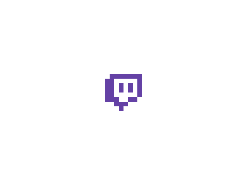 Twitchy Twitch Icon 8bit blink gif pixel purple twitch video game
