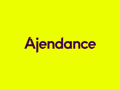 Ajendance Logo ginger logo type