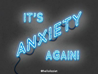 IT'S ANXIETY AGAIN! anxiety graphic design showusyourtype type type art type design typedesign typeface typematters typography