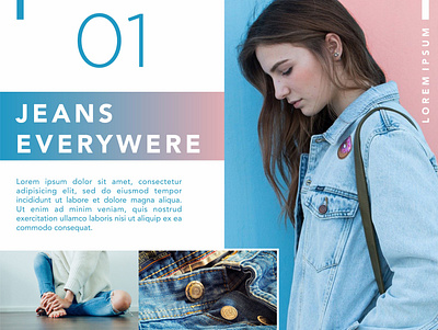 Woman Jeans branding fashion fashion brand graphicdesigner