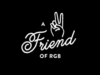 A Friend of RGB friend ginger beer rgb