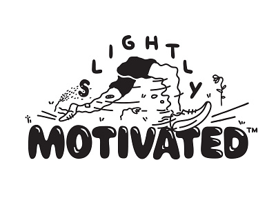 Slightly Motivated™ fast illustration legs motivate running salonpas slow t shirt