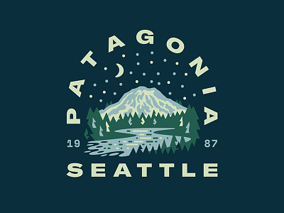 Patagonia Seattle camp camping gear local mountain mt. rainier outdoors outside patagonia patch river seattle