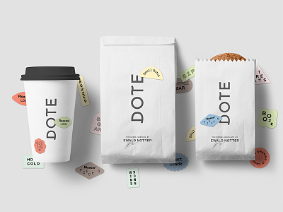 Dote Coffee Bar bar buzzed cafe chocolate coffee cup dote drink food pastry seattle stickers