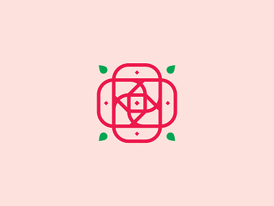 Flower flower flower logo logo logodesign nature pink