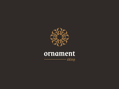 ornament logo logodesign ornament shop