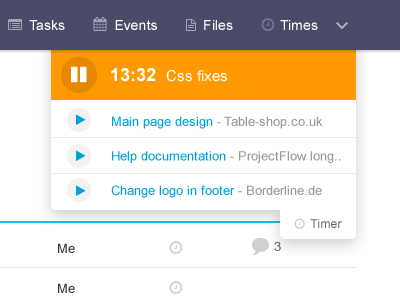 ProjectFlow: Timetracking