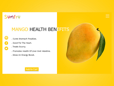 Mango branding concept design illustration typography uidesign web webdesign