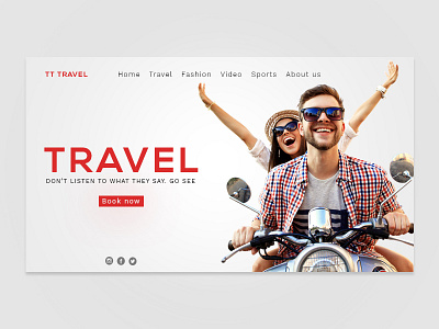 Travel branding concept design flat ui uidesign ux web webdesign website