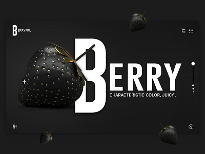 Berrry Fru branding concept design minimal mobile ui ui uidesign ux web webdesign