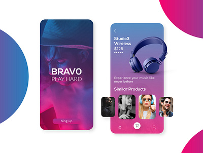 Bravo concept design minimal mobile app design mobile ui ui uidesign webdesign