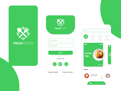 Fresh Foody concept design mobile ui ui uidesign webdesign website