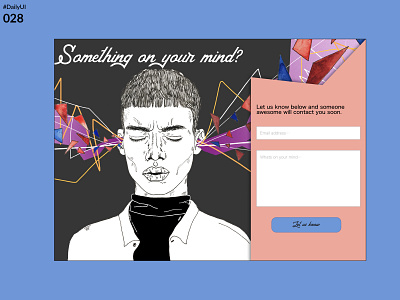 DailyUI 028 - Contact Us