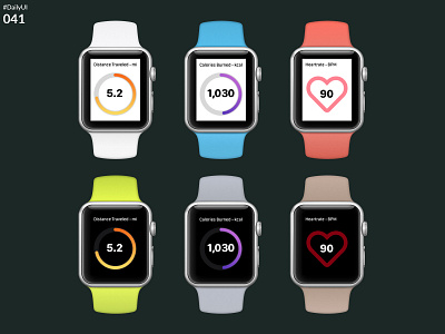 DailyUI 041 - Workout Tracker dailyui design fitness tracker mockup sketchapp ui uidesign user experience ux uxui wearable wearable tech