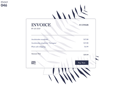 DailyUI 046 - Invoice