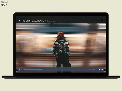 DailyUI 057 - Video Player