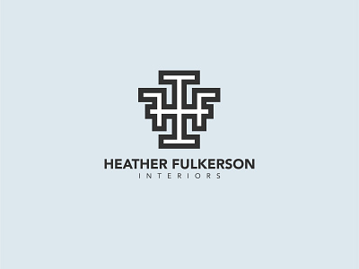HEATHER FULKERSON INTERIORS branding design fulkerson heather interior design interiordesign interiors logo logos