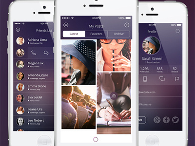 Kitovu IOS 8 UI/UX App Design