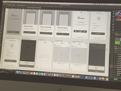 wireframe Artboard app artboard design flat iphone login mockups ui ux wireframe