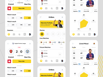 Sport Match App design designjam match mobile app mobile ui sport ui