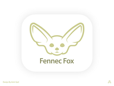 Fennec Fox amir apd animals branding design fox graphic design illustrator logo logo design logo designer logodesign morocco smart logo